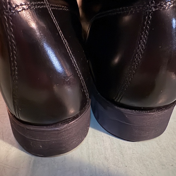 NEW Vintage Mens Lehigh Black Leather Steel Toe Combat Boots  Size 9 C main image 8